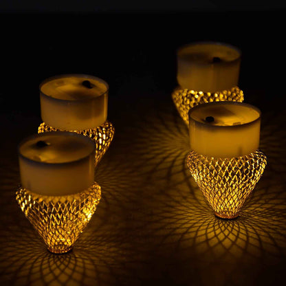 6551 12pcs Flameless And Smokeless Decorative Candles Acrylic Led Tea Light Candle For Gifting House Light For Balcony Room Birthday Christmas Festival Events Decor Candles (12 Pieces)