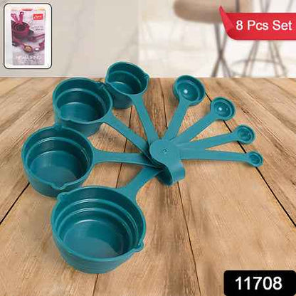 Apex 8 Piece Measuring Spoons And Cups Set - BeSh Deals®