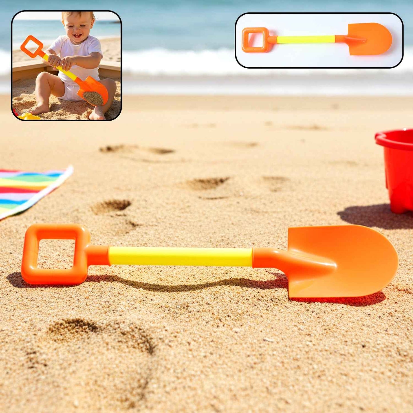 Kids Beach Sand Shovel Toy (1 Pc)