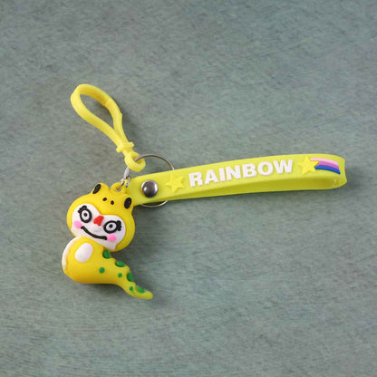 Cute Cartoon Dinosaur Keychain (1 Pc)