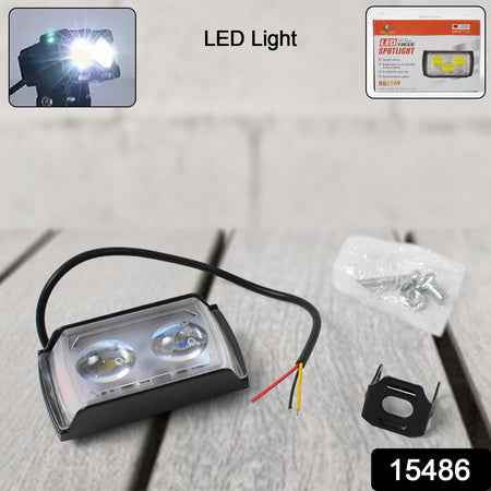 6 Mode Led Spotlight Universal Ultra Mini Double Lens Fog Light (1 Pc)
