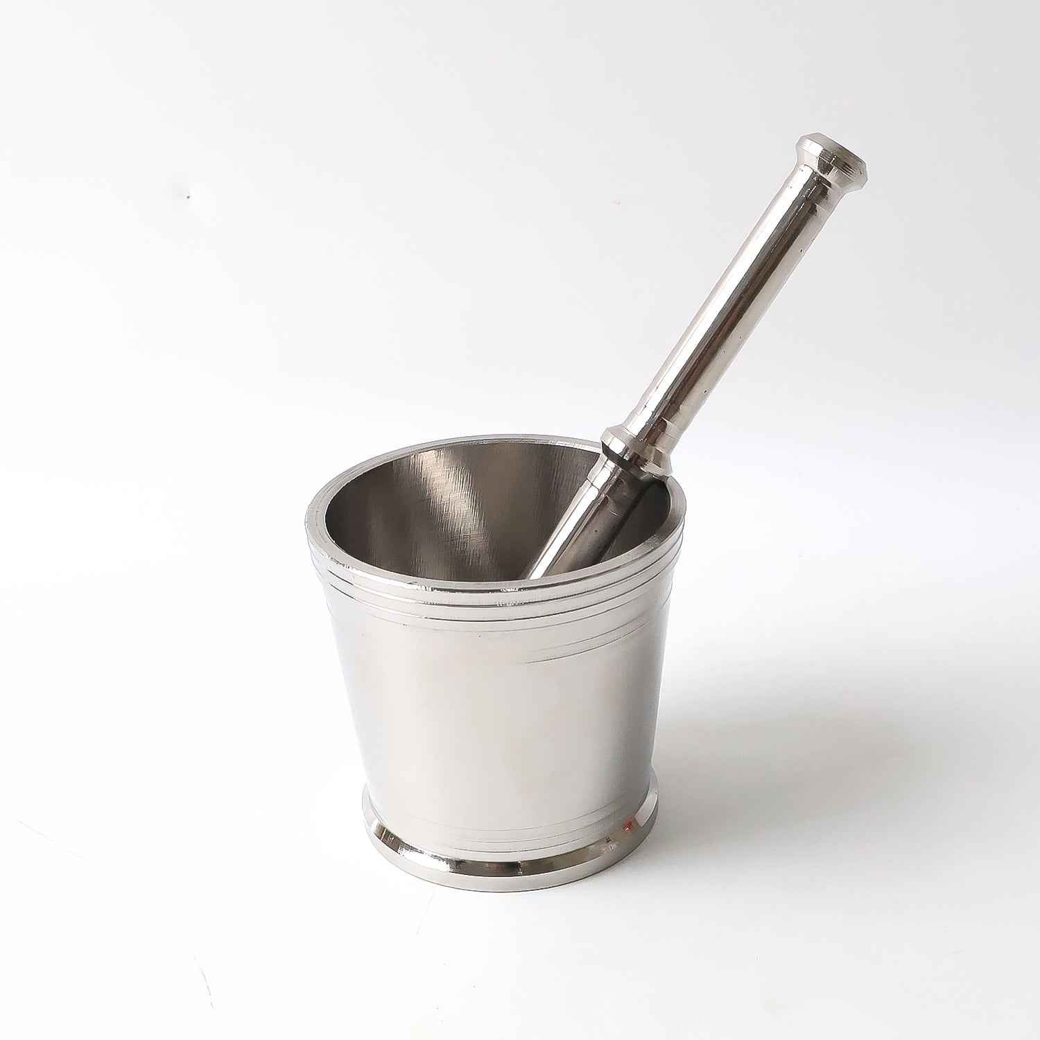 Heavy Duty Stainless Steel Mortar And Pestle Set For Kitchen Khalbatta Set (2 Pc Set)