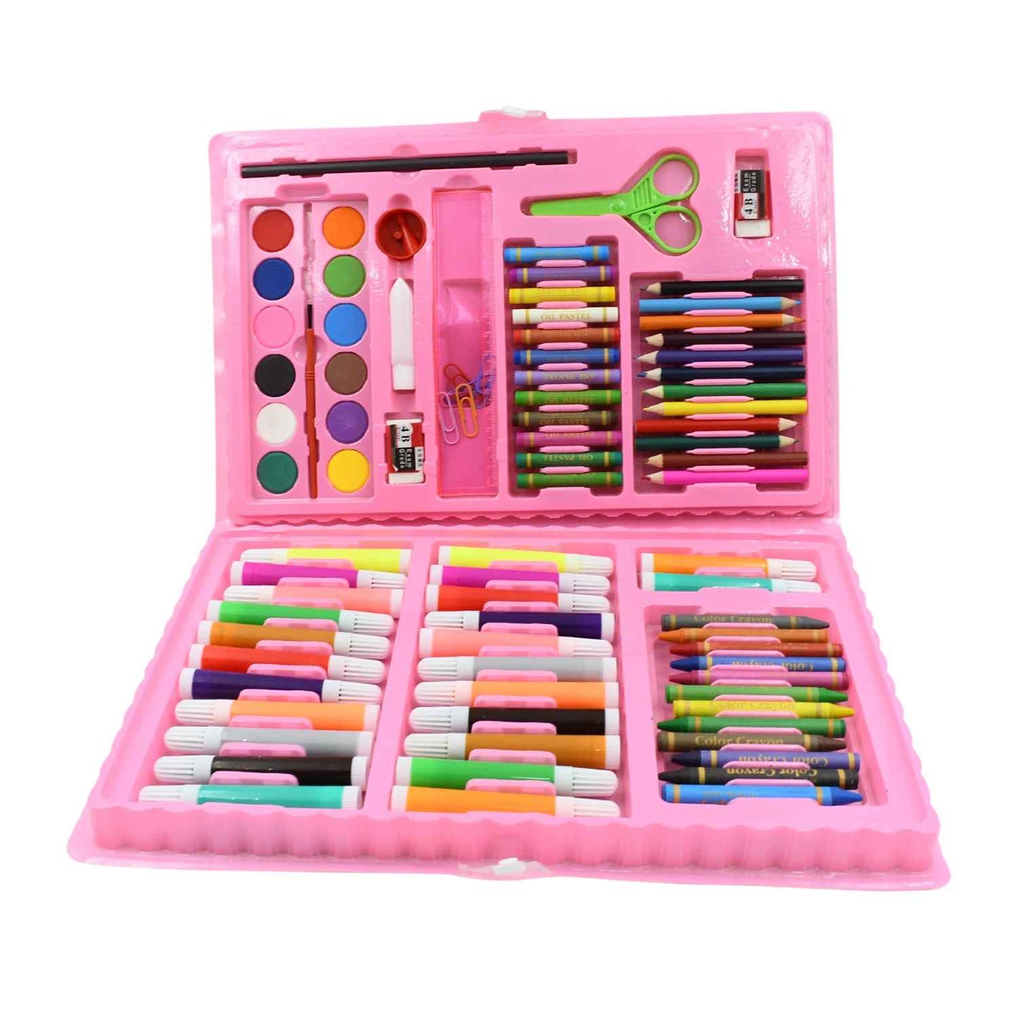 17978art Set Kids Art Supplies Coloring Case Kit Painting  Drawing Sets For Kids Boys Girls Gifts Toys Age 4  Above - Mix Colors Kids Colorful Bag (86 Pcs Set)