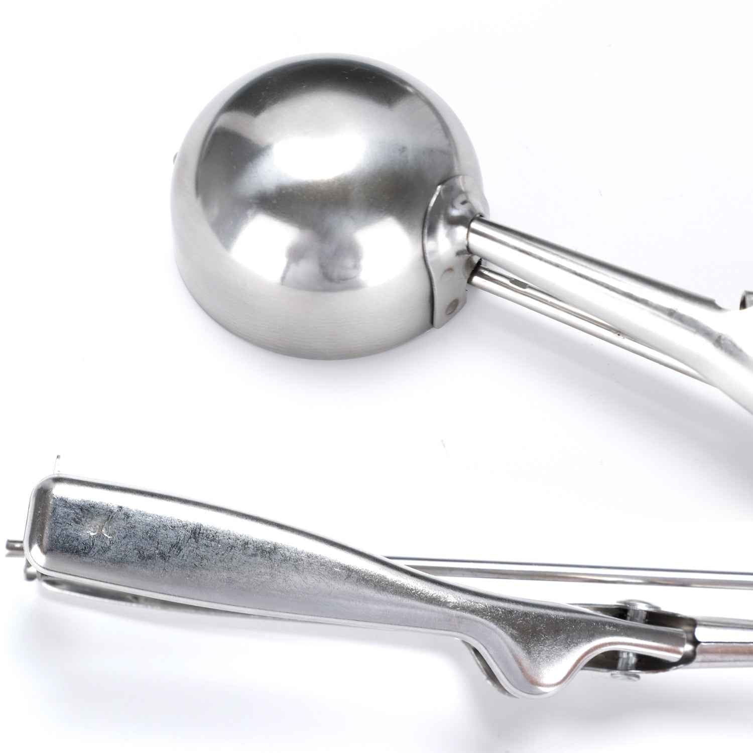 2418  Ice Cream Serving Scoop  Stainless Steel Premium Quality Ice Cream Serving Spoon Scooper With Trigger Release