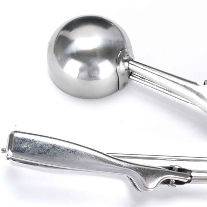 2418  Ice Cream Serving Scoop  Stainless Steel Premium Quality Ice Cream Serving Spoon Scooper With Trigger Release