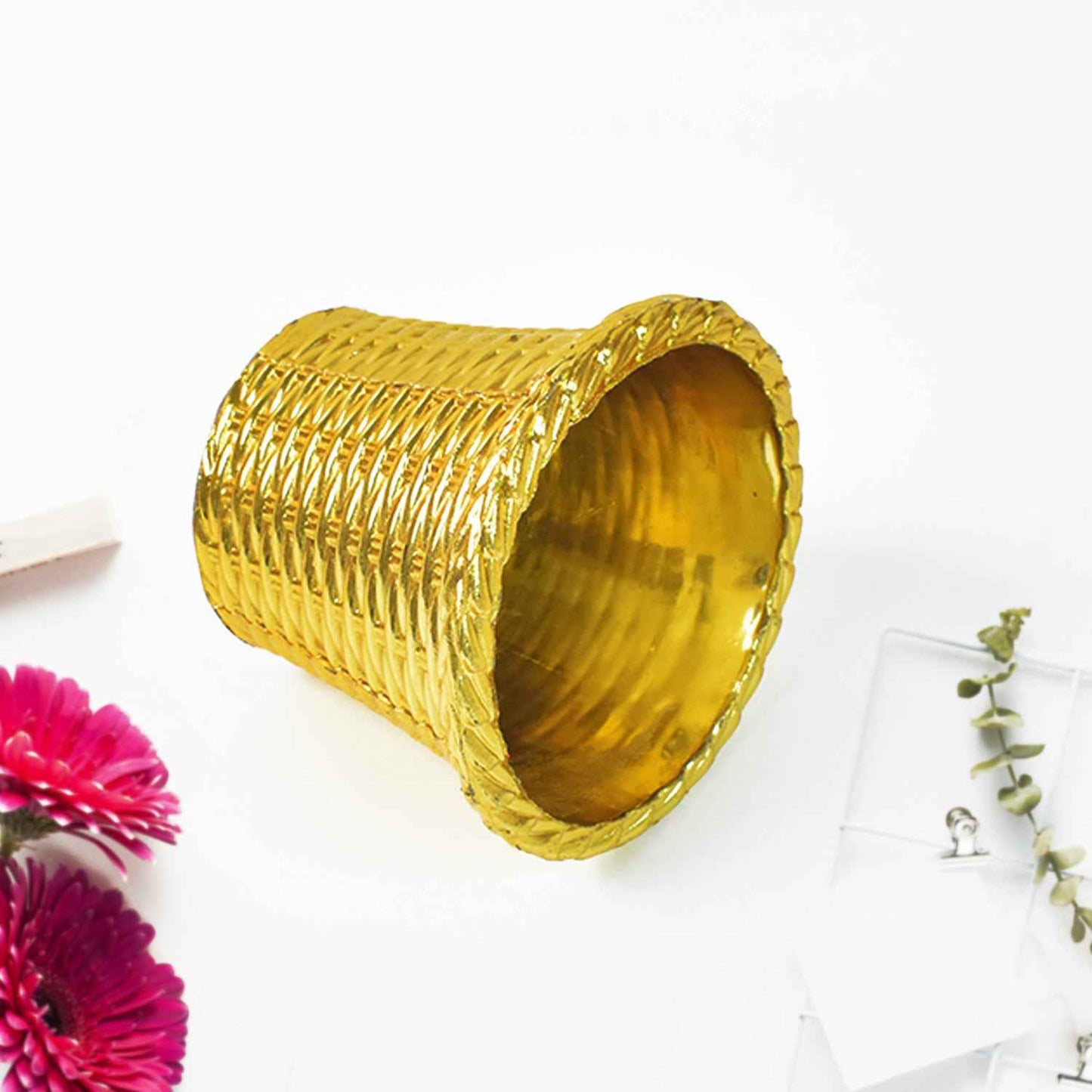 Plastic Flower Valencia (Pot) Home And Outdoor (1 Pc)