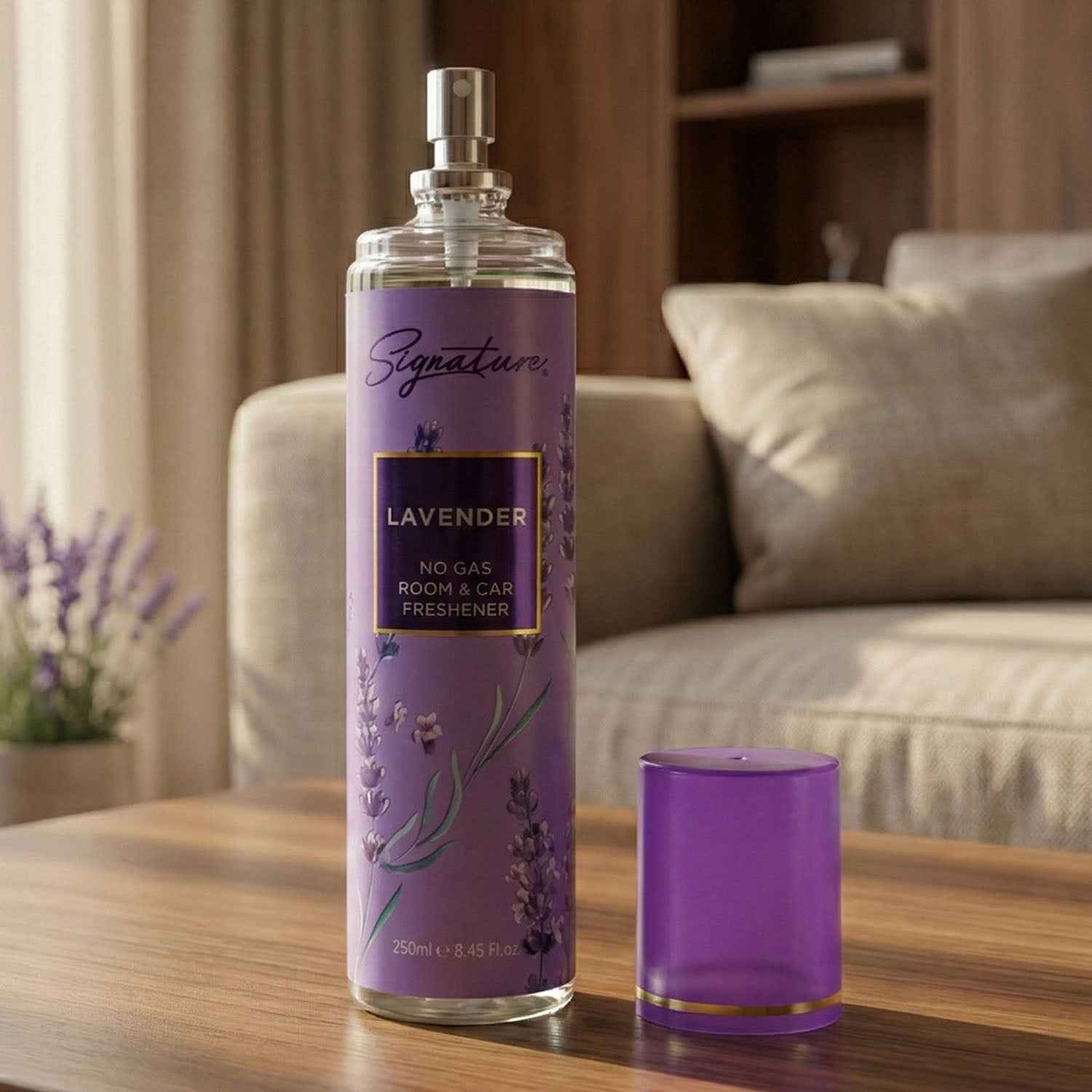 Lavender No Gas Room  Car Freshener Spray (250ml 1 Pc)