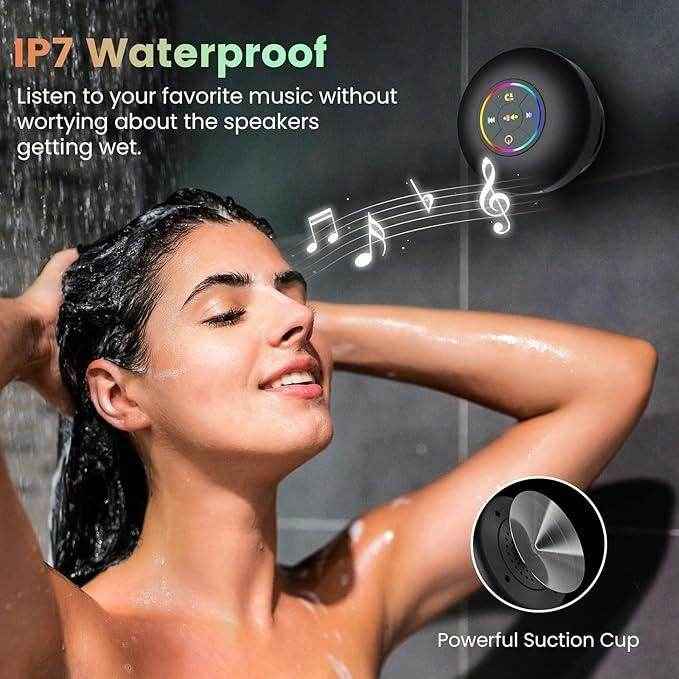 Large Suction Cup Waterproof Bluetooth Speaker - Best Deals at BeSh Deals®
