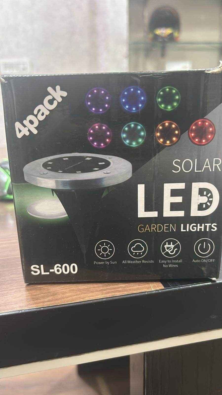 Solar Waterproof Ground Lights (Pack of 4) - Best Deals at BeSh Deals®