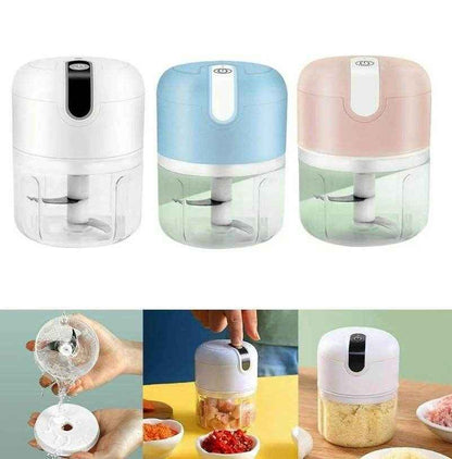 Mini Electric Meat/Garlic Chopper Portable Food Processor - Best Deals at BeSh Deals®