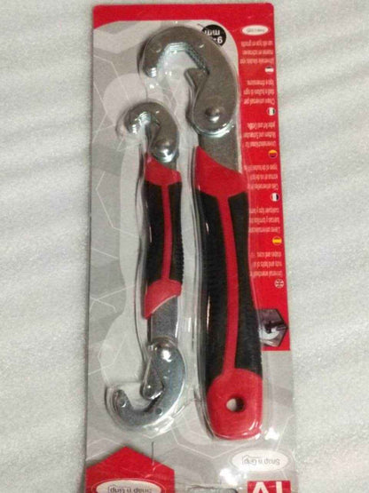 Stainless Steel Socket Adjustable Multi Function Wrench Spanner Set Tools (Pack of 2) - Best Deals at BeSh Deals®