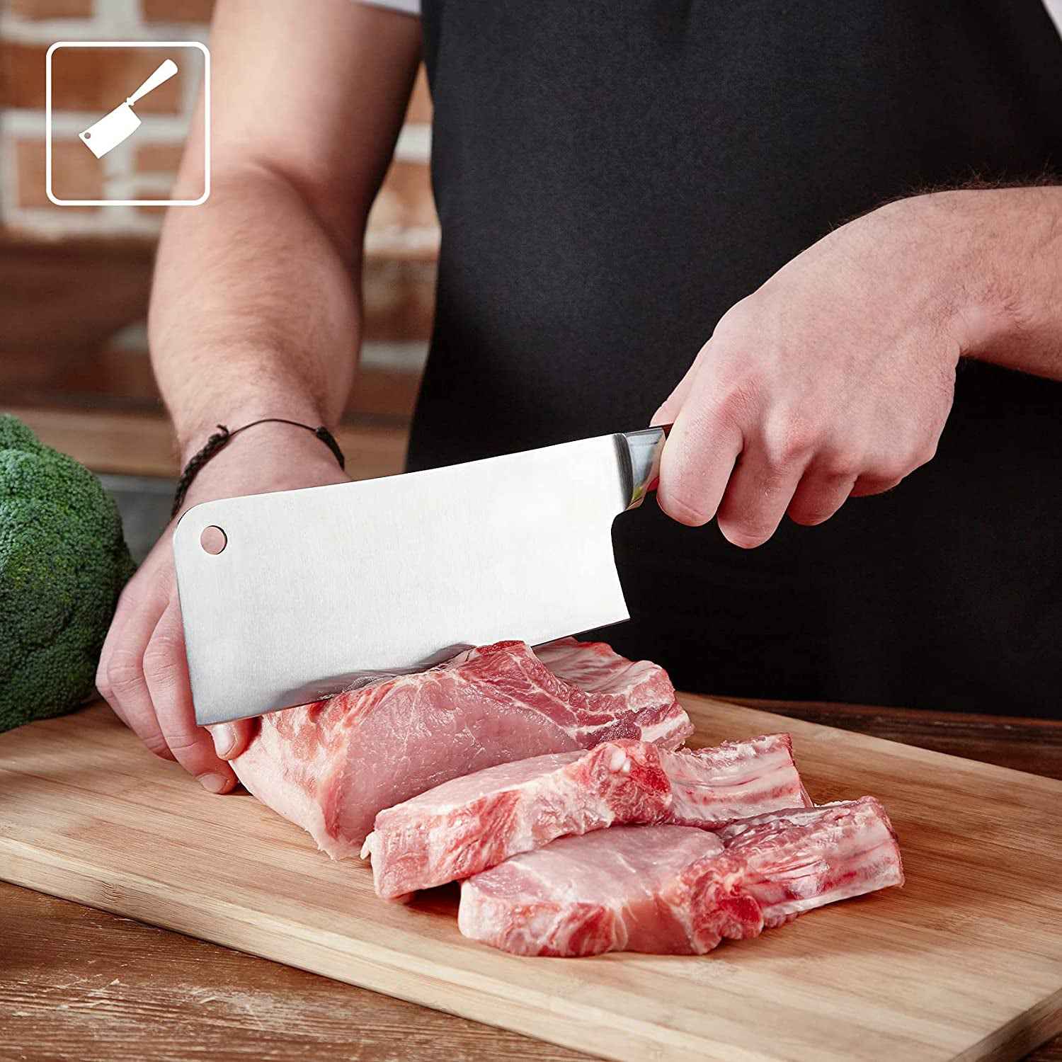 Chopping Board With Knife Set (Pack Of 5)