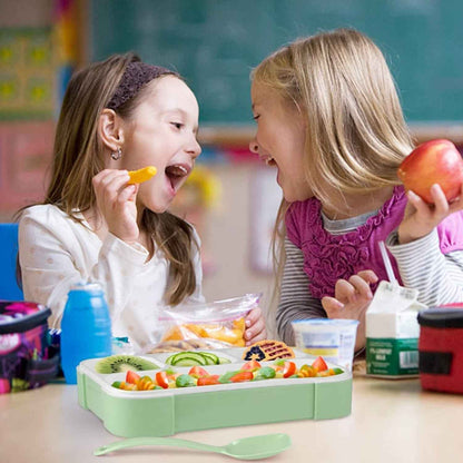 5212 Lunch Box 4 Compartment With Leak Proof Lunch Box For School  Office Use
