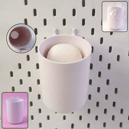 Plastic Glass Shape Soap Box With Drainage (1 Pc)