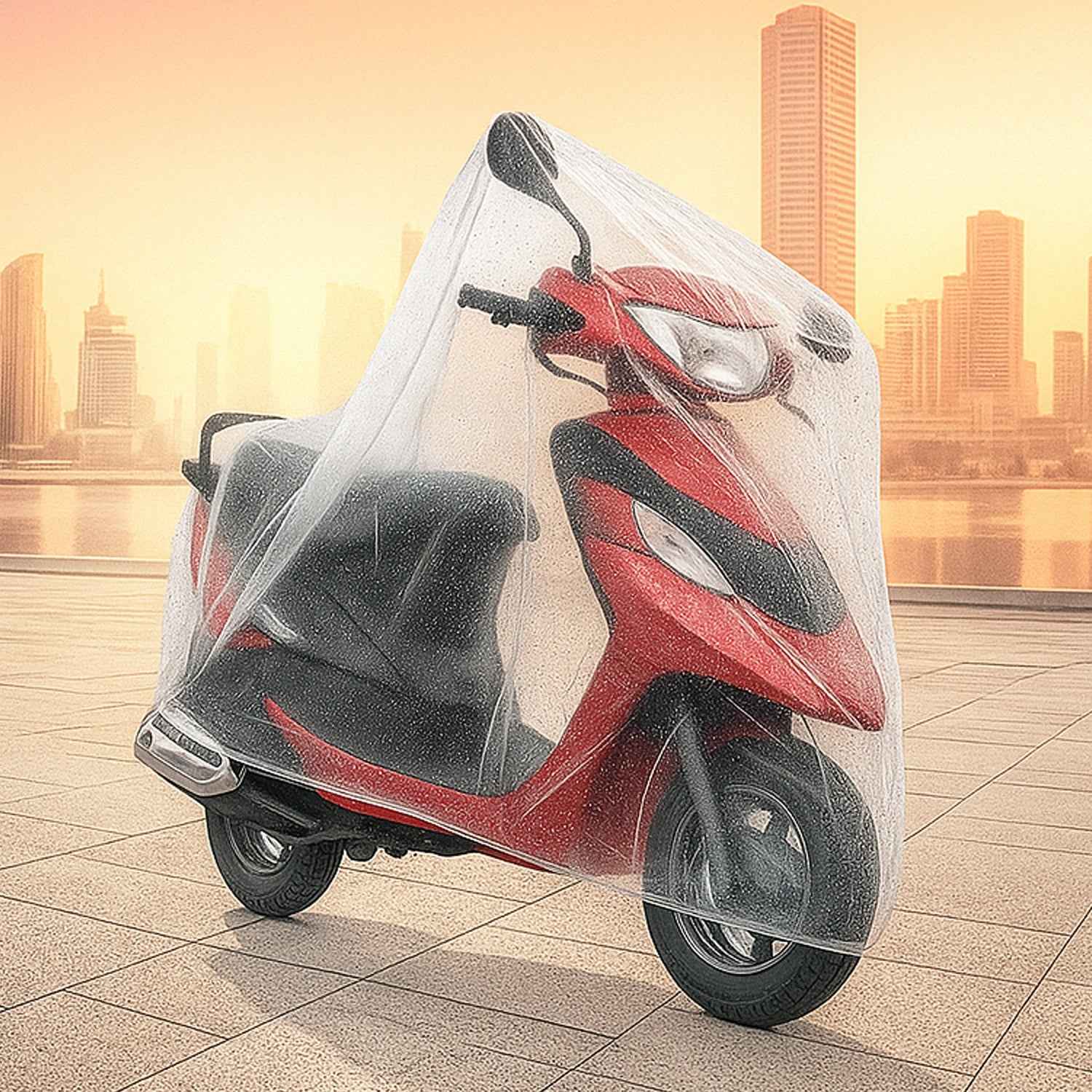 Small Disposable Plastic Activa Cover (1 Pc)