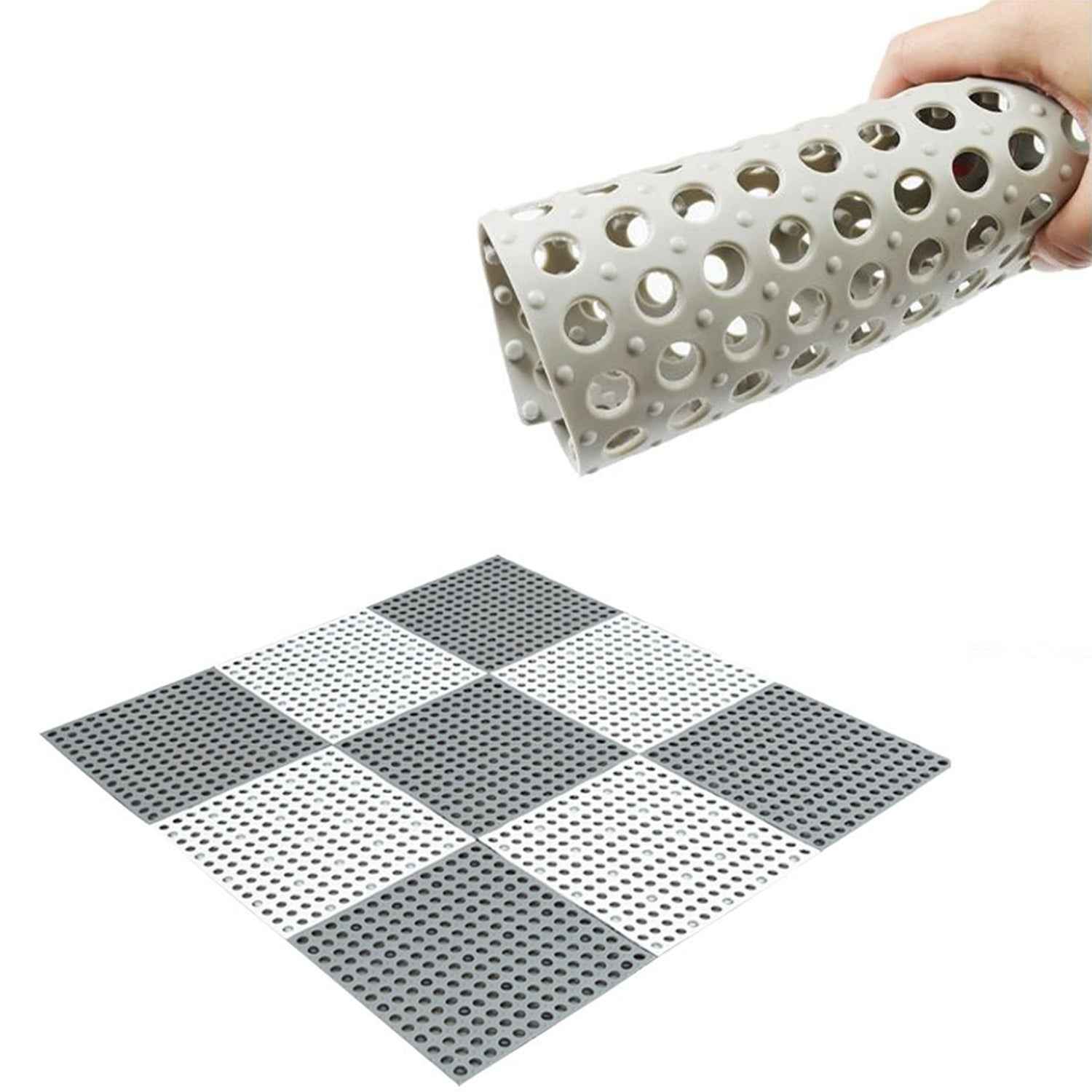 4010 Bath Anti Slip Mat Used While Bathing And Toilet Purposes To Avoid Slippery Floor Surfaces. (Pack Of 6)