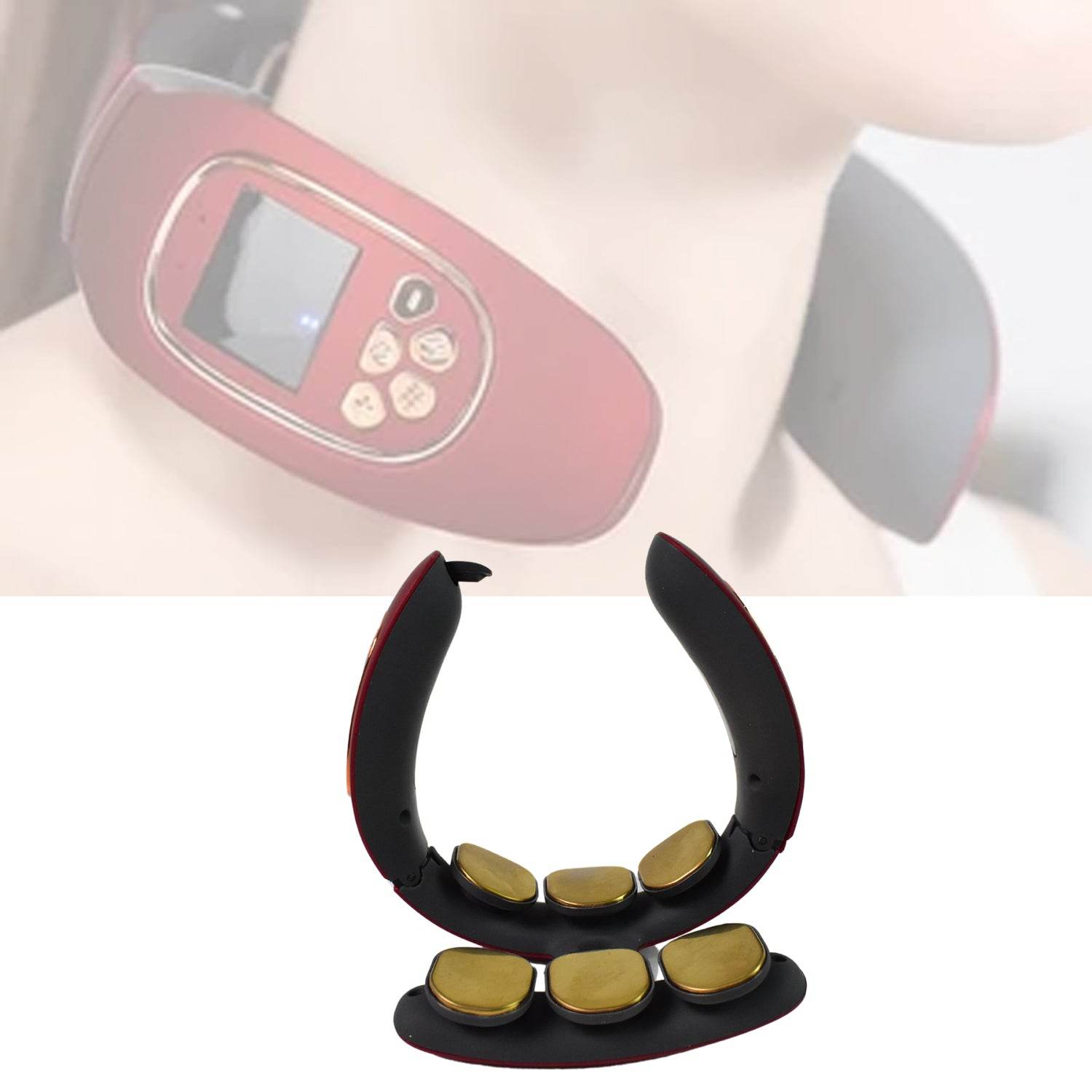 6 Heads Smart Electric Neck And Back Pulse Massager Wireless (1 Pc) - Best Deals at BeSh Deals®