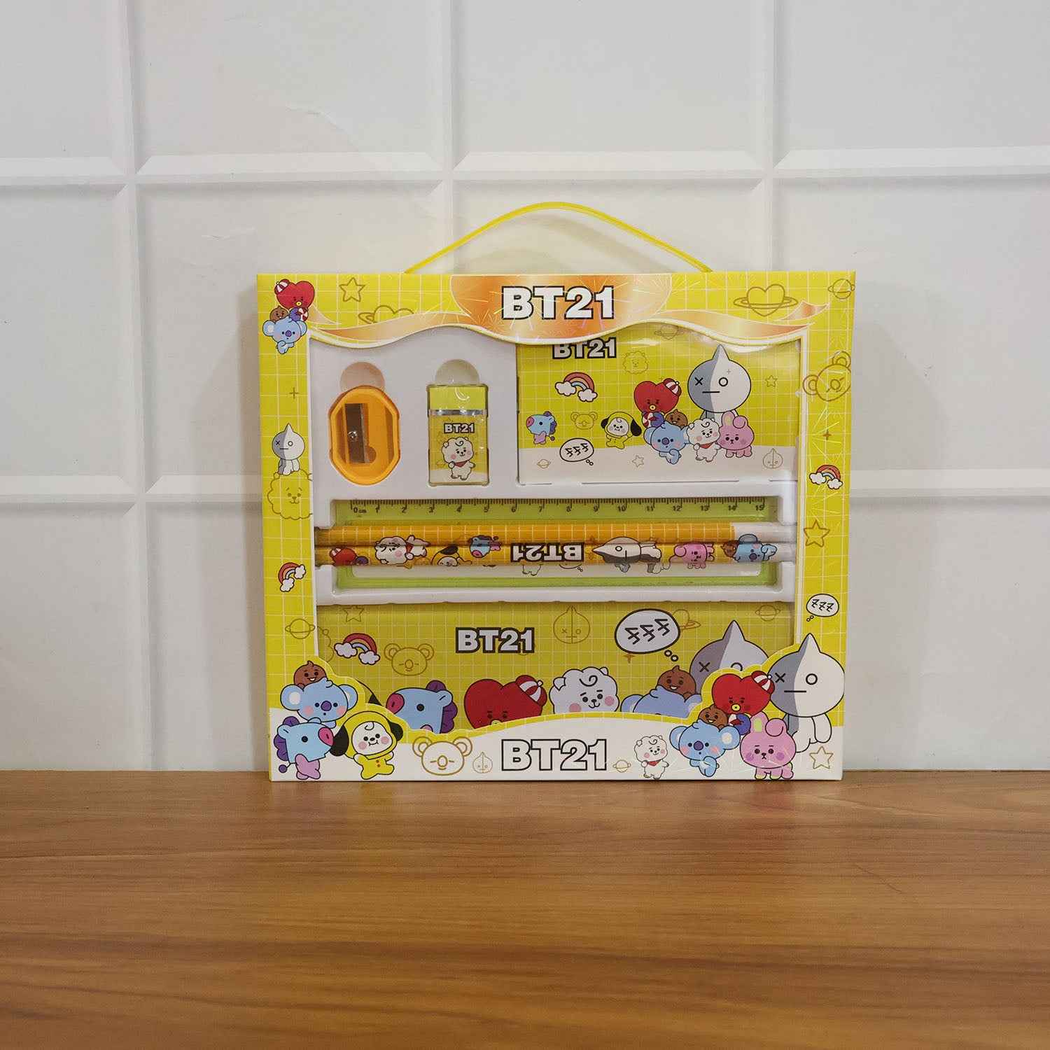 Premium Cartoon Printed Pencil Box Stationery Set (1 Pc)