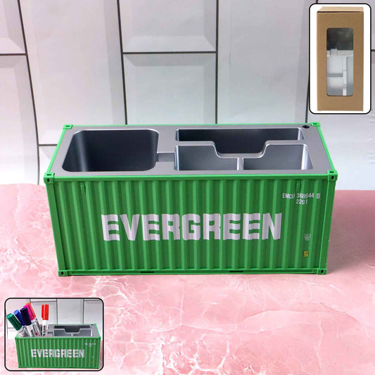 Container-style Multi-compartment Desk Organizer (1 Pc)