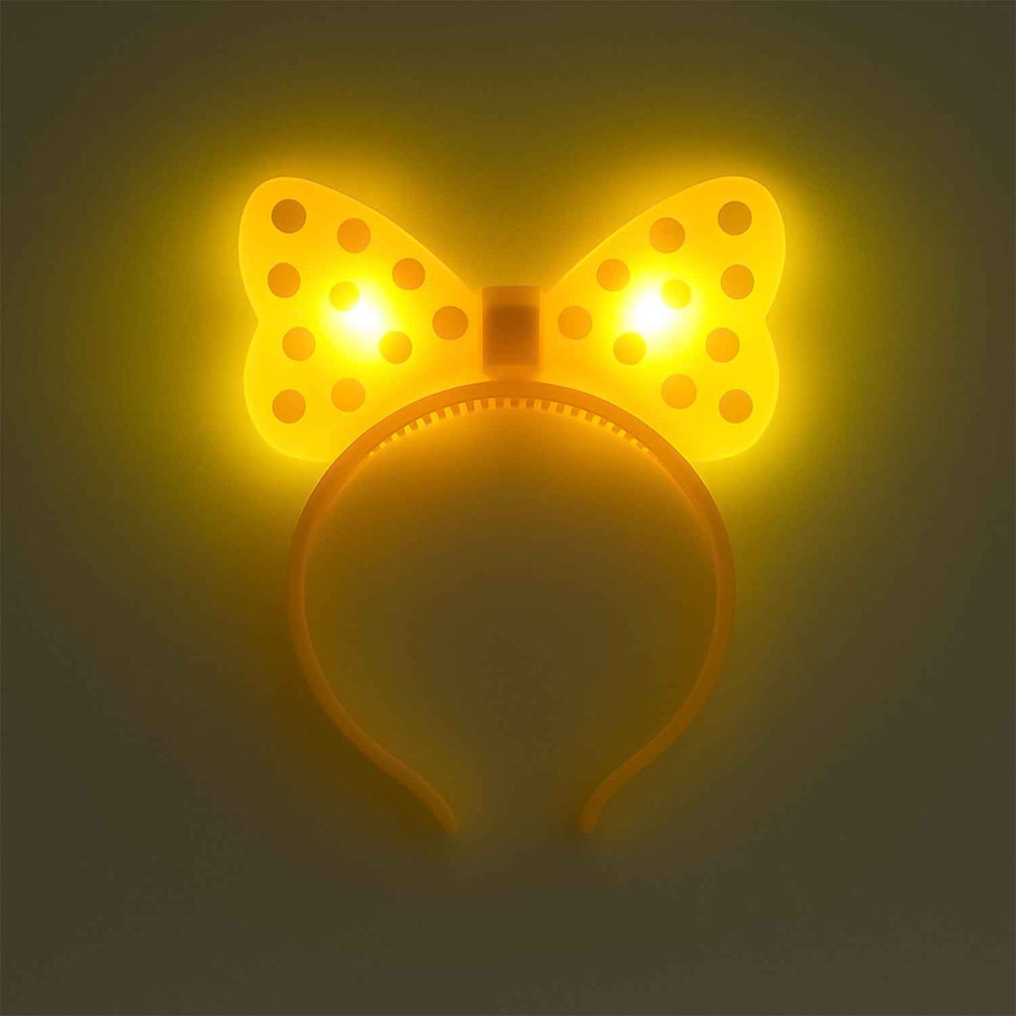 Led Glowing Bow Hairband (1 Pc)