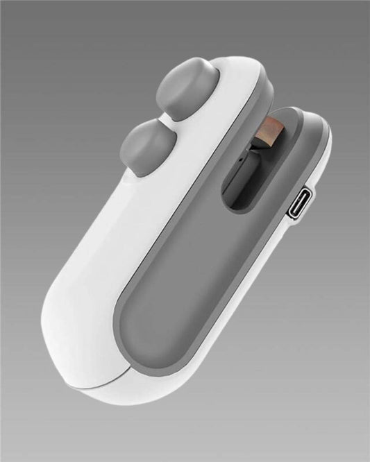 Portable Mini Sealing Machine 2 in 1 USB Rechargeable Magnetic Bag Sealer Heat Seal with Cutter - Best Deals at BeSh Deals®