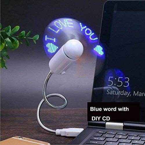 USB LED Fan with Programmable CD Customized Message - Best Deals at BeSh Deals®