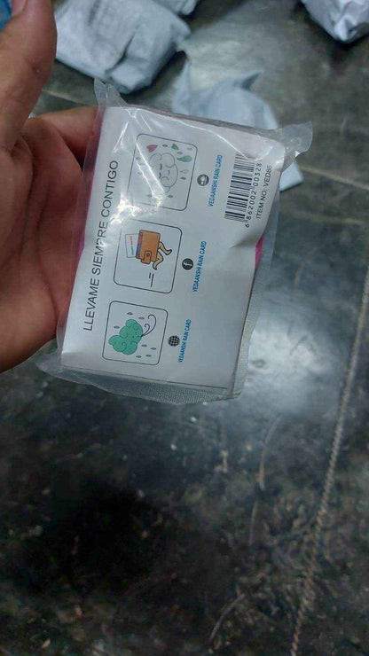 FULLY Reusable Wallet Rain Card Rain Coat for Adults (Set of 5) Multicolour - Best Deals at BeSh Deals®