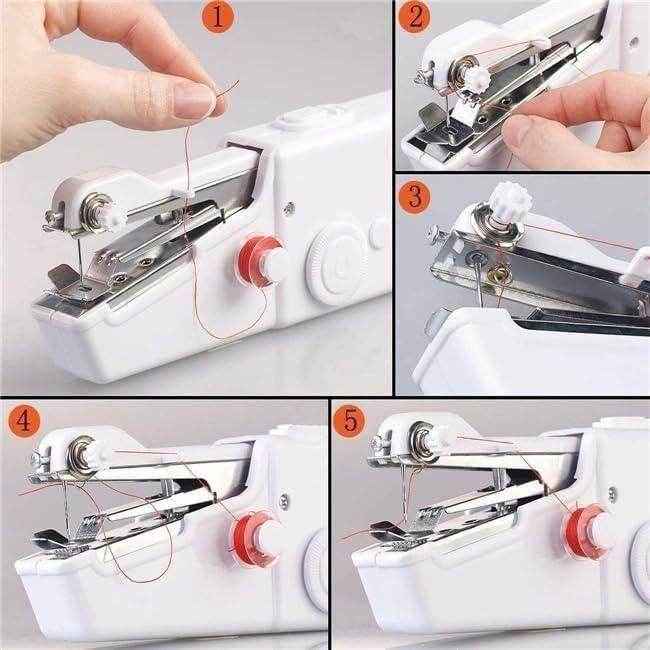 Stitch Handheld Cordless Portable White Sewing Machine - Best Deals at BeSh Deals®