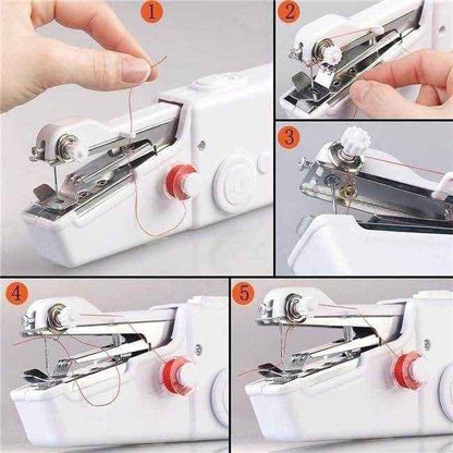 Stitch Handheld Cordless Portable White Sewing Machine - Best Deals at BeSh Deals®