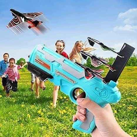 Airplane Launcher Toy Gun with Foam Glider - Best Deals at BeSh Deals®