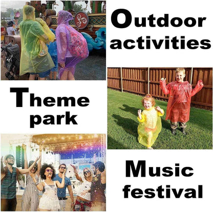 FULLY Reusable Wallet Rain Card Rain Coat for Adults (Set of 5) Multicolour - Best Deals at BeSh Deals®