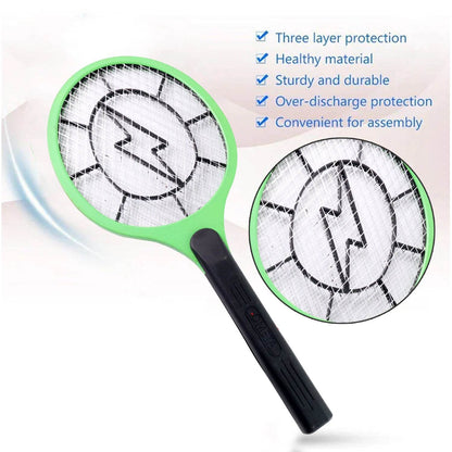 Green Rechargeable Electric Mosquito Killer Racket With Cable - Best Deals at BeSh Deals®