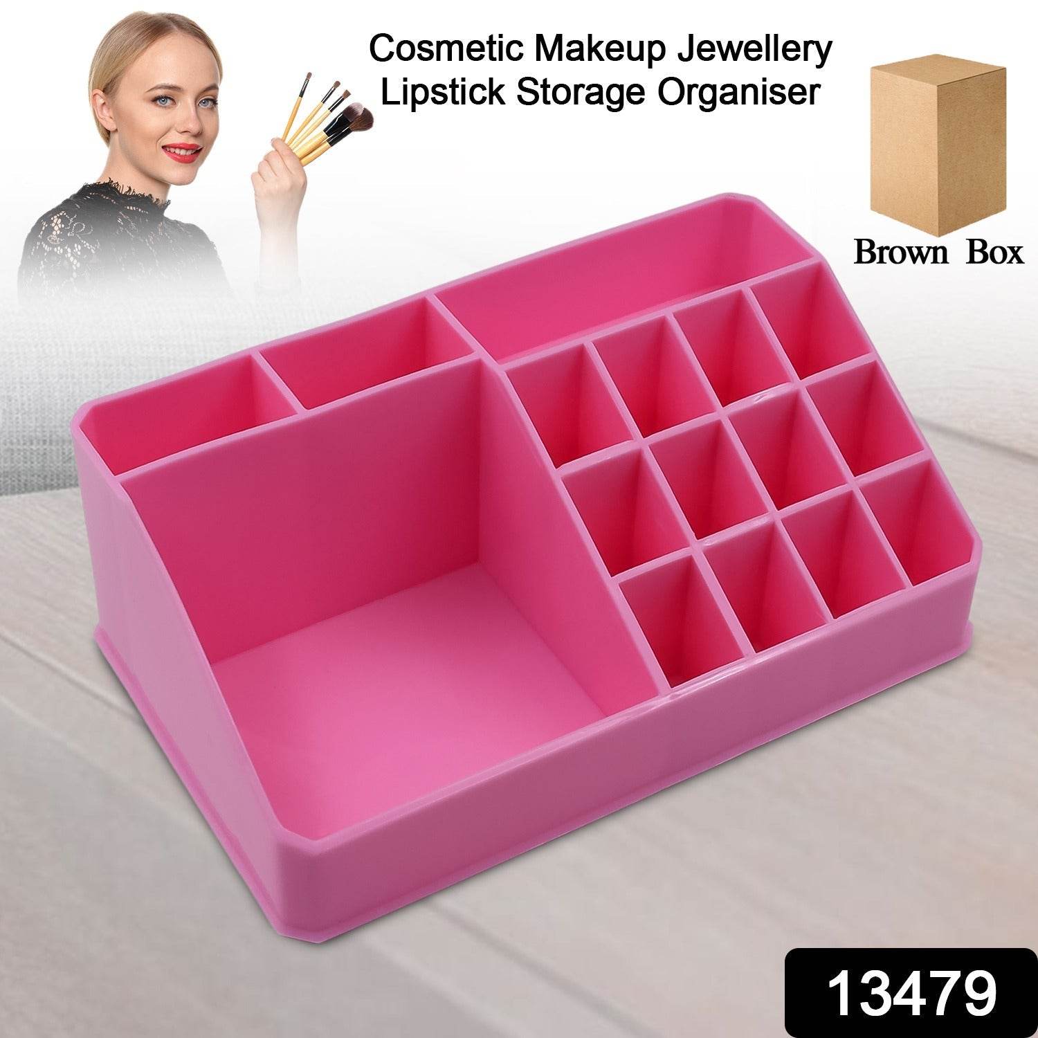 Makeup Organiser Cosmetic Makeup Lipstick Storage Box With Drawer Plastic Case Holder Skin Care Products (1 Pc) - Best Deals at BeSh Deals®