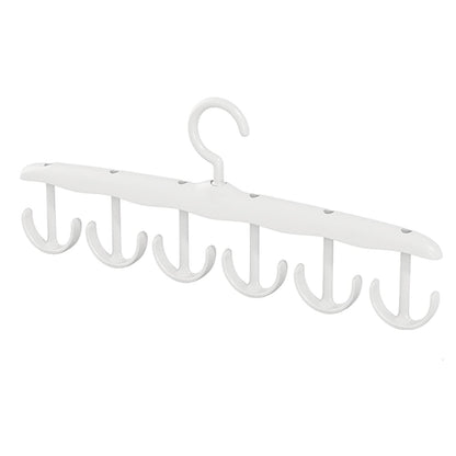13948 Tank Top Hanger 12-hook Space Saving Hanger Capacity Rotatable Wood Space Saving Hanger Closet Organizers And Storage For Dorm  Apartment For Tank Top