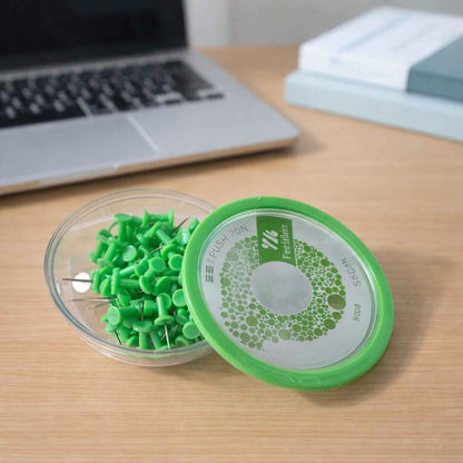 Heavy-duty Plastic Head Push Pins Set (70 Pcs Set)