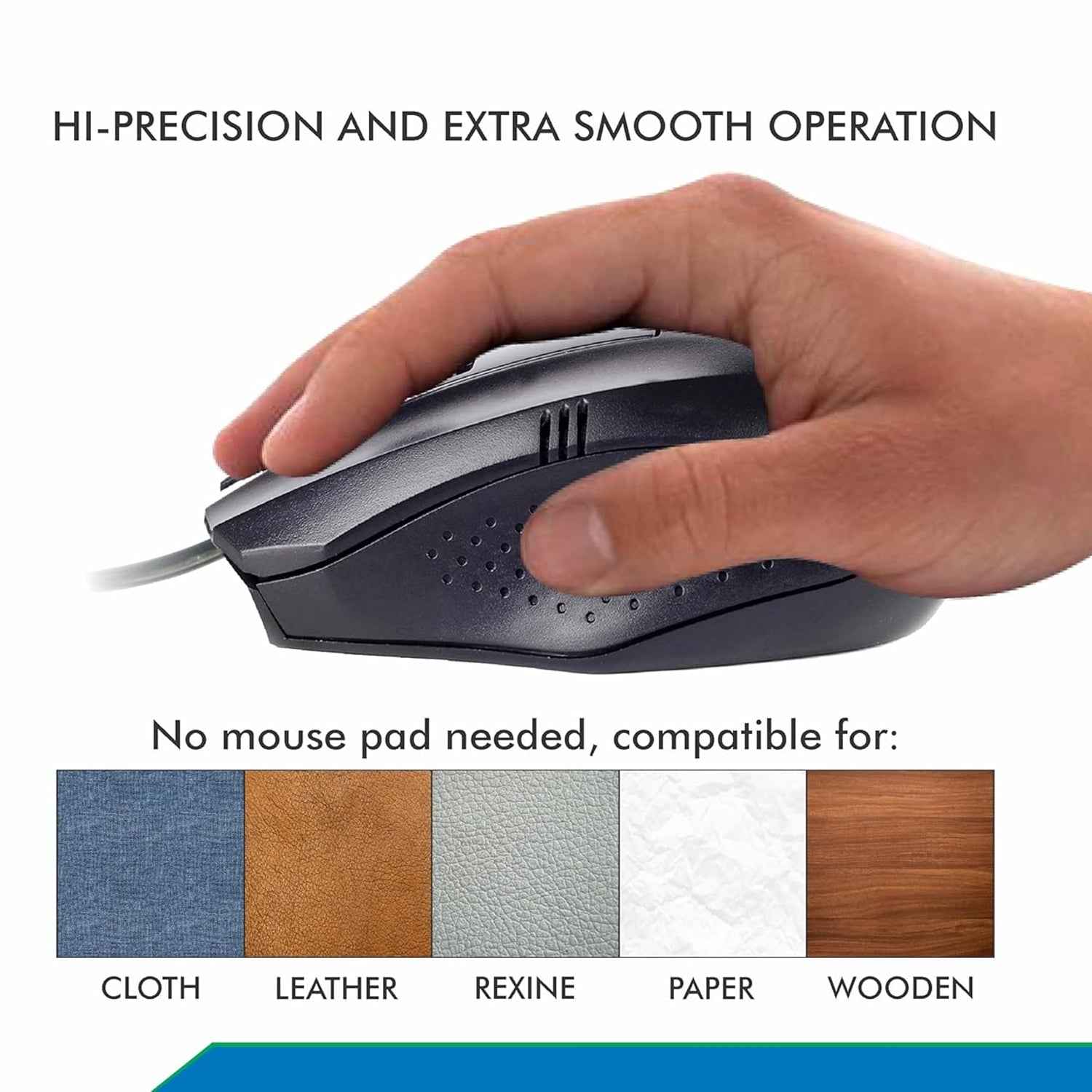 Computer  Laptop Wired Optical Mouse (1 Pc)