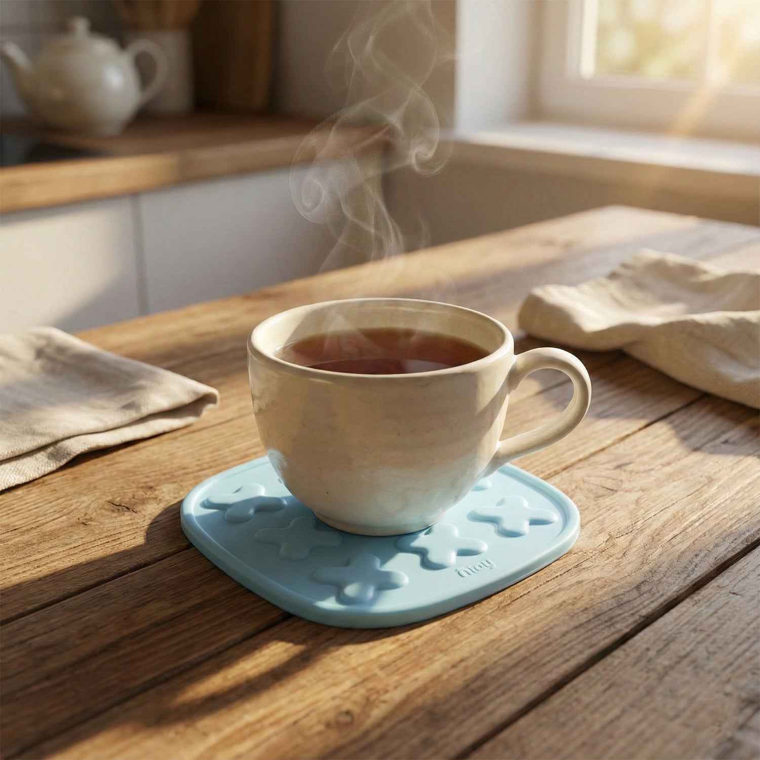 Heat Resistant Multipurpose Cup Coaster  Hot Pot Pad Set (2 Pc)