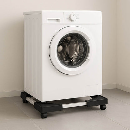 Adjustable Heavy-duty Fridge And Washing Machine Stand Base Trolley 50x50 Cm - Best Deals at BeSh Deals®