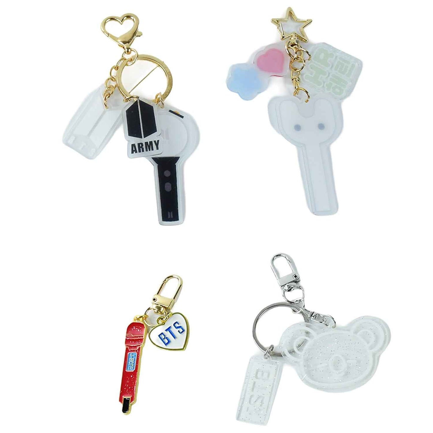 Cute Acrylic And Metal Keychains (1 Pc Mix Design) - BeSh Deals®