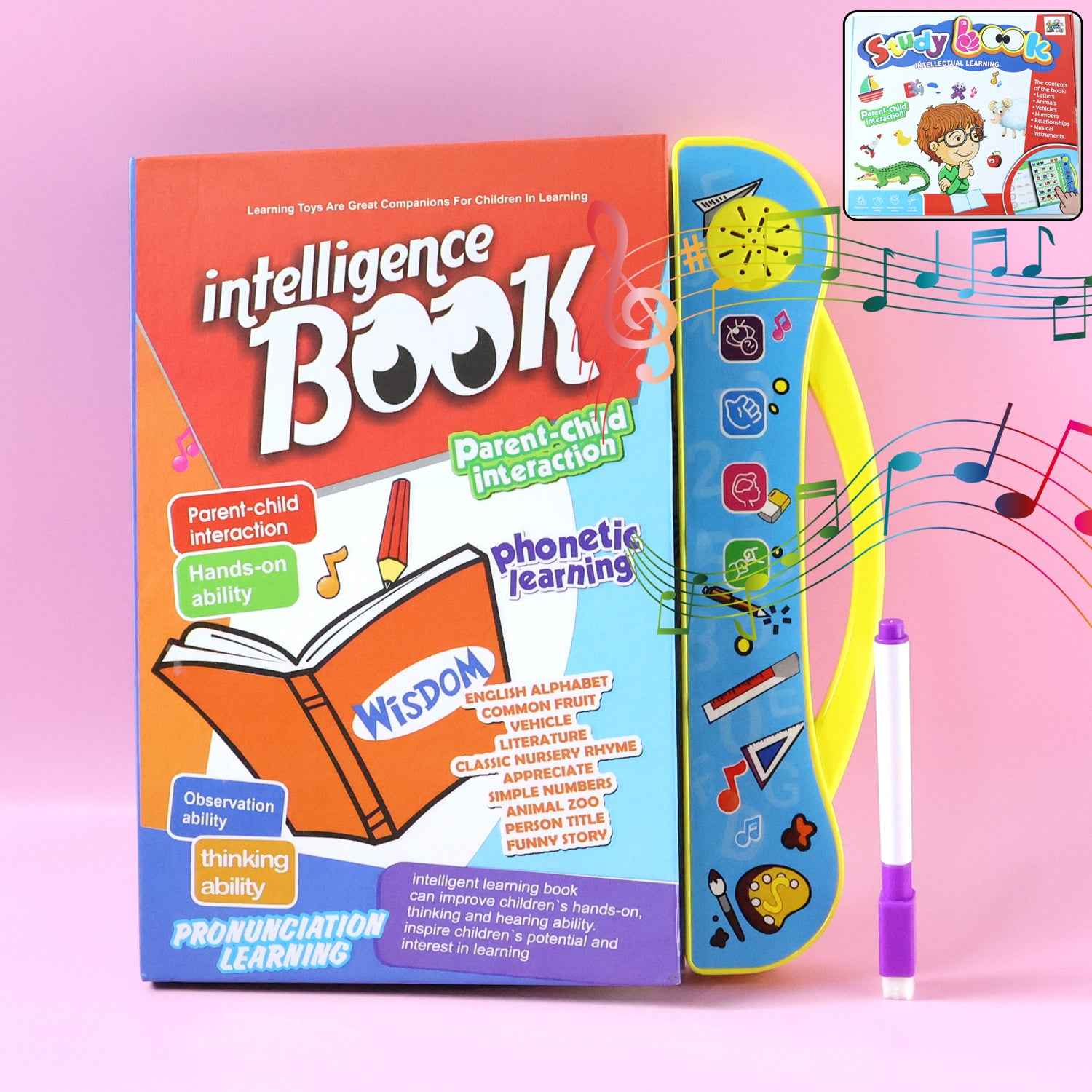 Interactive Intelligence Learning Book With Sound  Phonics (1 Set)