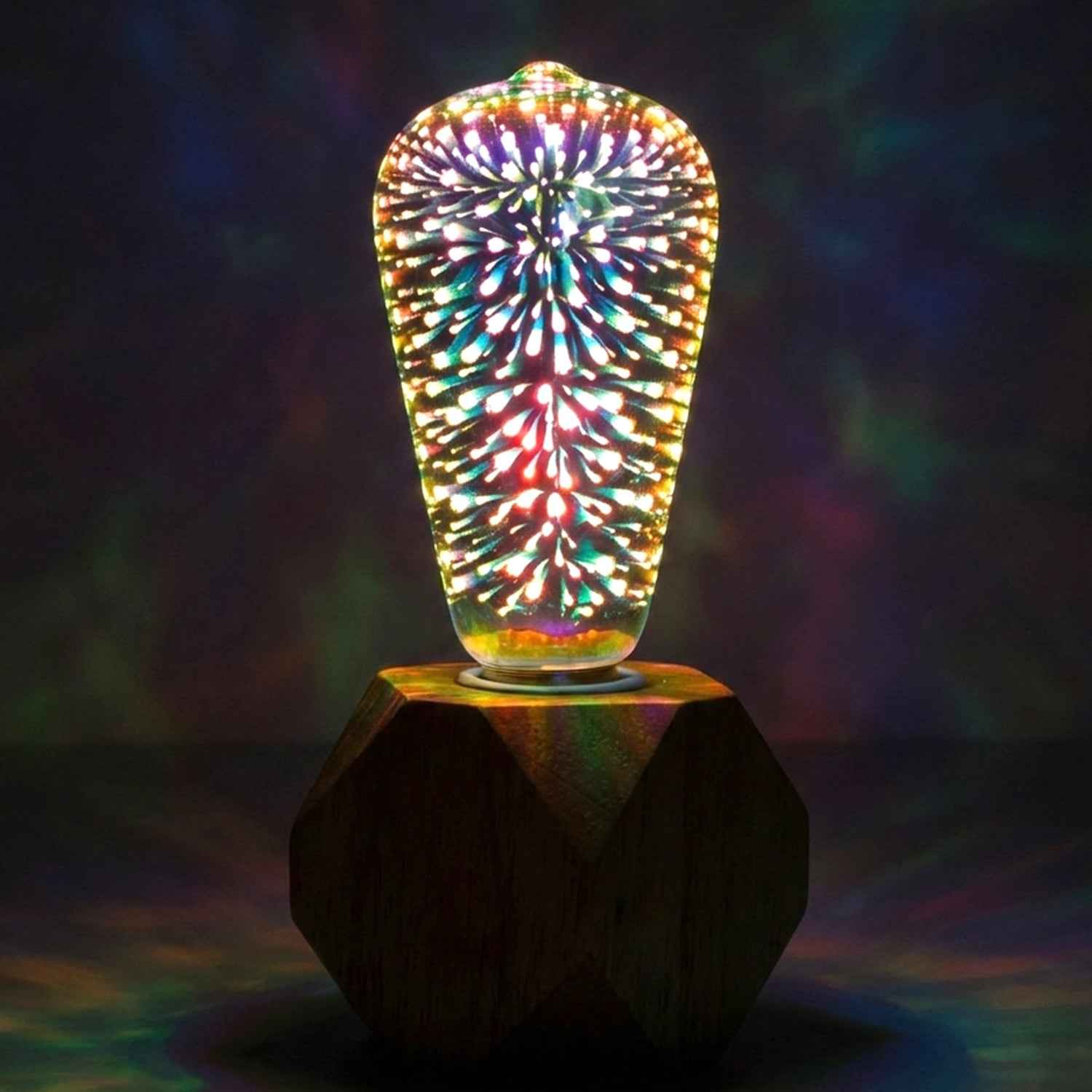 3d Firework Led Decorative Bulb Light For Home Decoration  Night Ambience