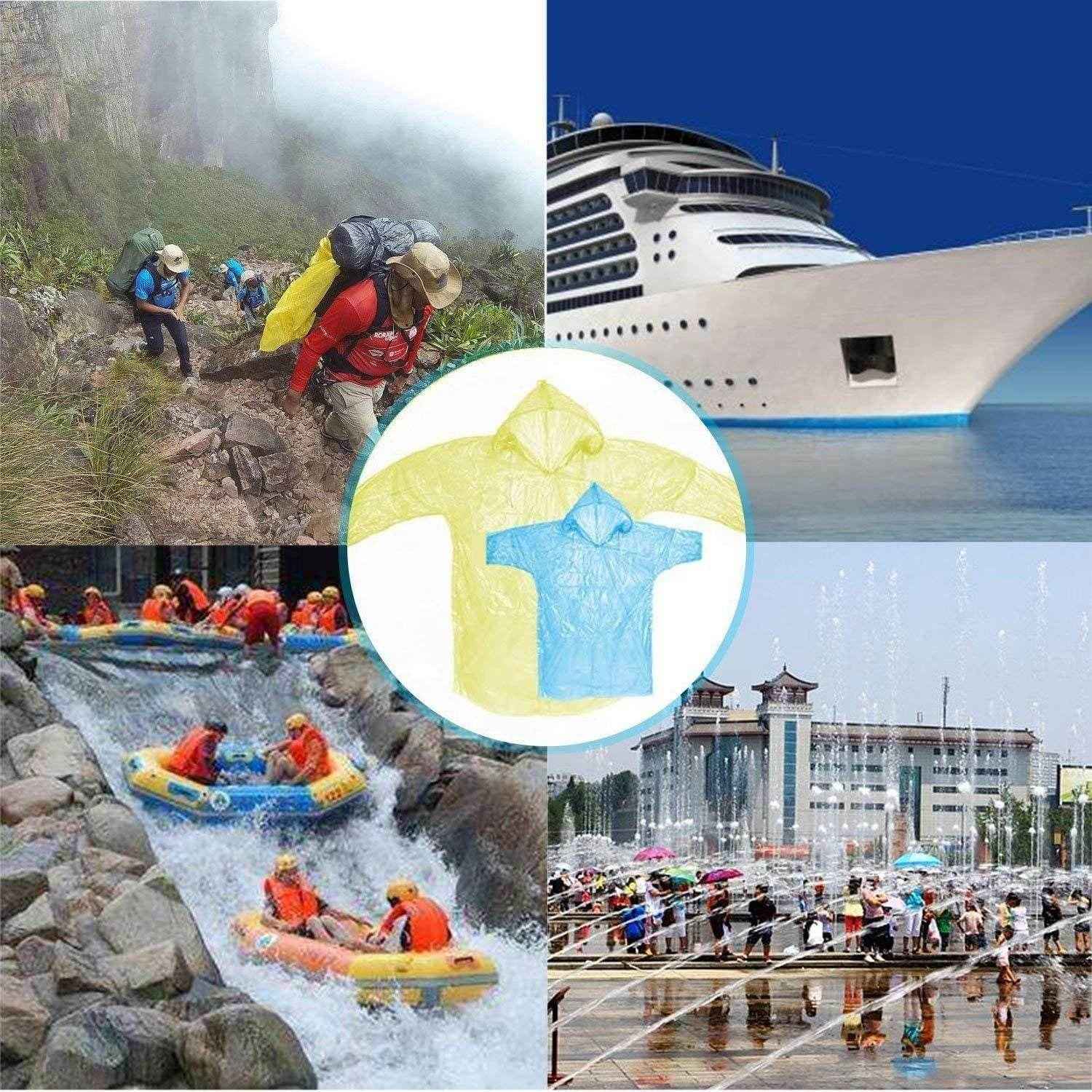 FULLY Reusable Wallet Rain Card Rain Coat for Adults (Set of 5) Multicolour - Best Deals at BeSh Deals®