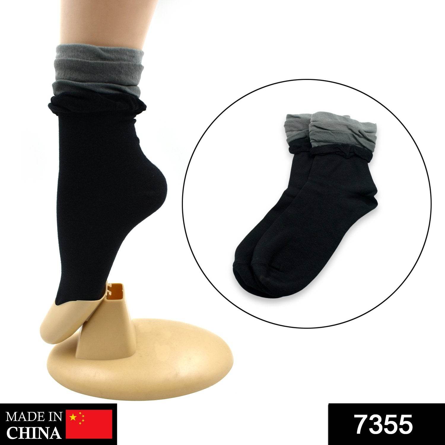 7355 Socks Breathable Thickened Classic Simple Soft Skin Friendly - Best Deals at BeSh Deals®