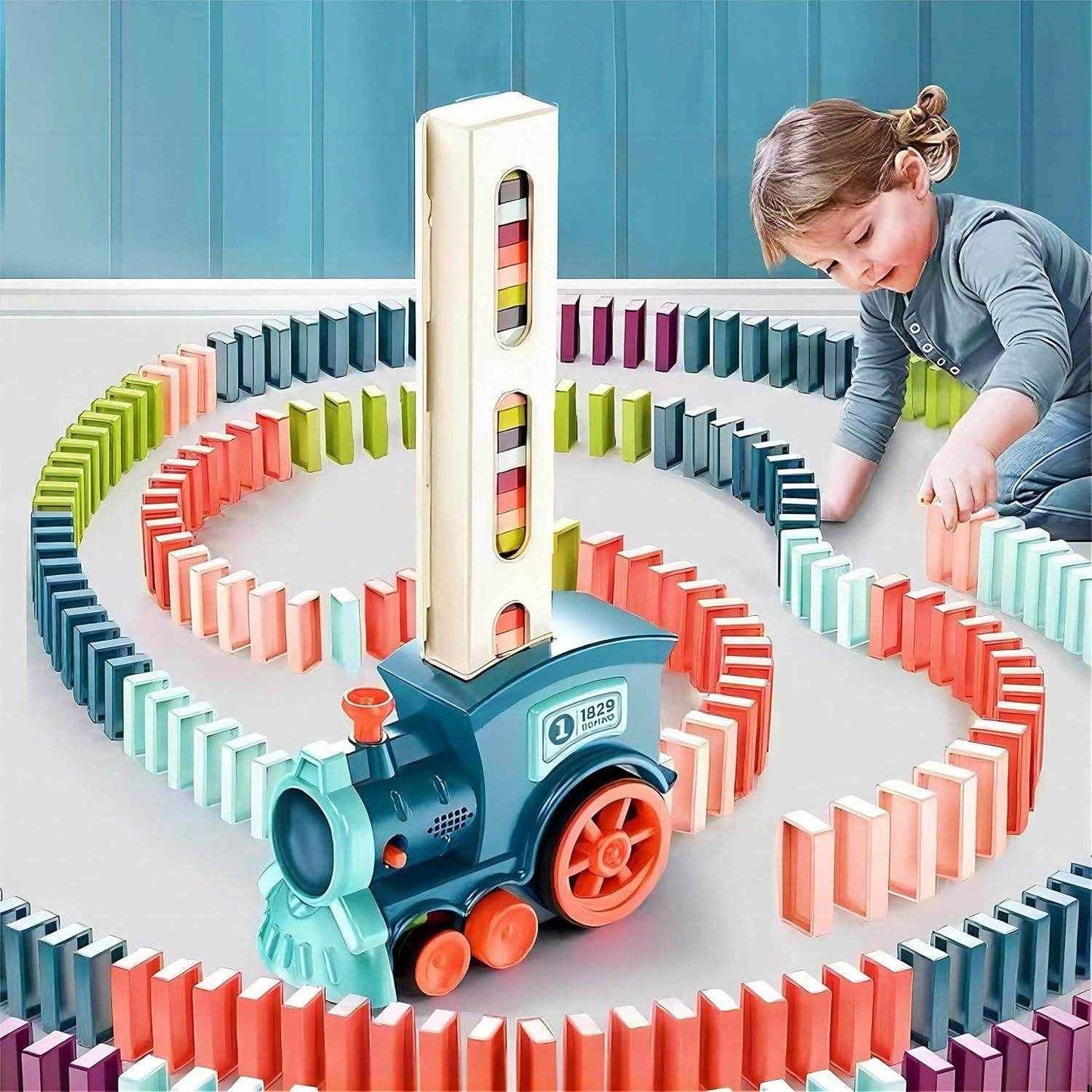 Train Toy Domino Set for Kids ? BPA-Free Plastic with Sound Effects� - Best Deals at BeSh Deals®
