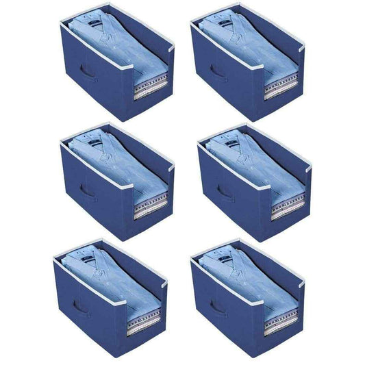 Closet Organizer-Foldable Shirts and Clothing Organizer Stackers Pack of 6 - Best Deals at BeSh Deals®