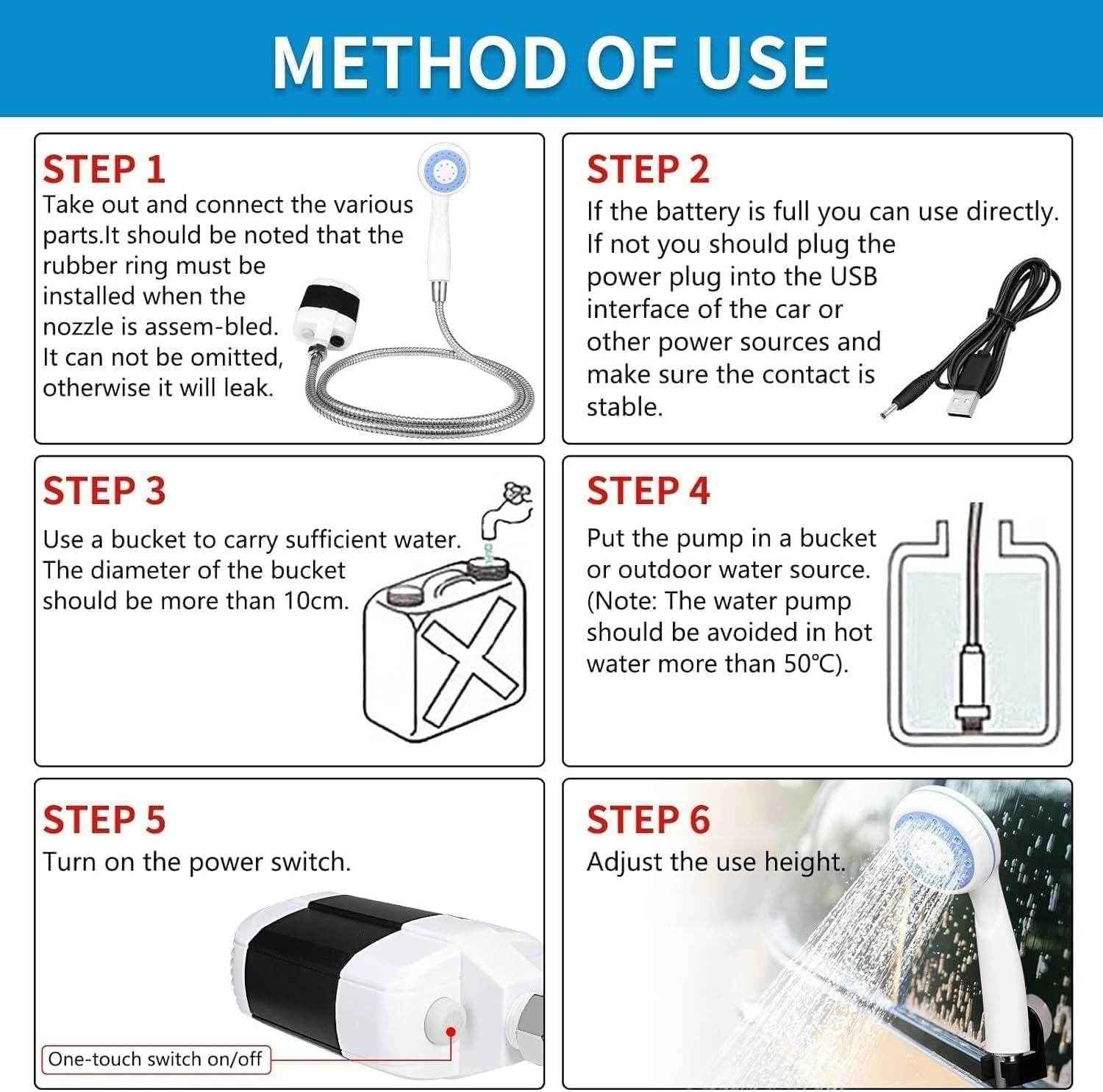 Portable Camping Shower - Best Deals at BeSh Deals®