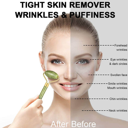 0318 Gua Sha Stone And Anti Aging Jade Roller Massager For Face Massage Natural Face Skincare Massager  Face Roller Massager For Women  Face Shaper Jade Roller And Gua Sha Set For Glowing Skin - Best Deals at BeSh Deals®