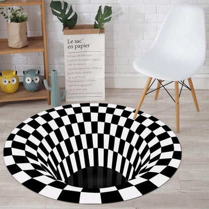 3d Space Round Carpet Floor Mat Non-woven Doormat (1 Pc  78 Cm) - Best Deals at BeSh Deals®