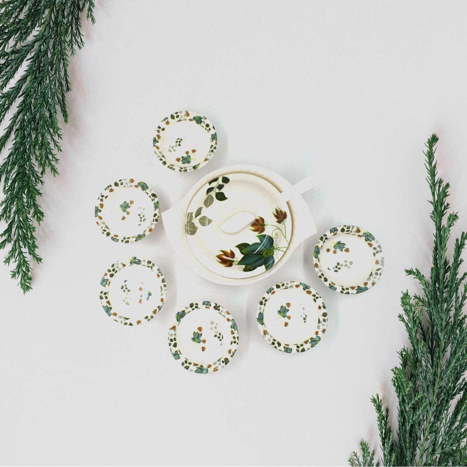 2739 9 Pc Pudding Set Used As A Cutlery Set For Serving Food Purposes And Sweet Dishes And All In All Kinds Of Household And Official Places Etc. - Best Deals at BeSh Deals®