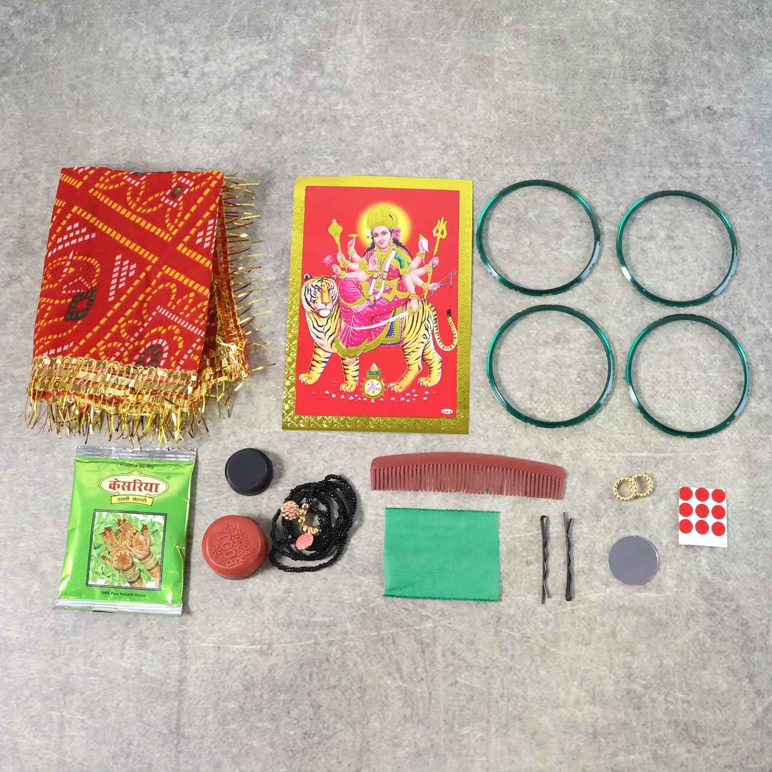 Mataji Shringar Box Complete Puja  Decoration Kit